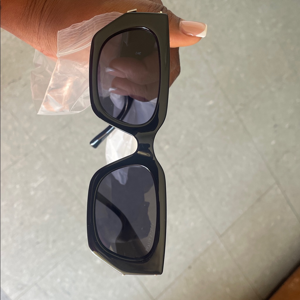 Louis Vuitton Black And Gold Men's Glasses